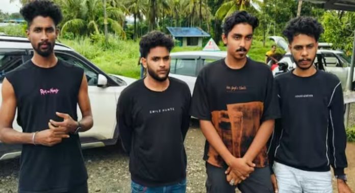 കഞ്ചാവുമായി 4 യുവാക്കളെ അറസ്റ്റ് ചെയ്തു ; കൈവശം കണ്ടെത്തിയത് തോക്കും ക്രഷറും ഇലക്ട്രോണിക് സിഗരറ്റും കഞ്ചാവുമായി 4 യുവാക്കളെ അറസ്റ്റ് ചെയ്തു ; കൈവശം കണ്ടെത്തിയത് തോക്കും ക്രഷറും ഇലക്ട്രോണിക് സിഗരറ്റും