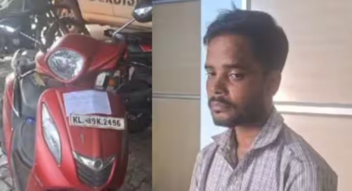 സ്കൂട്ടറിൽ കറങ്ങി ആവശ്യക്കാരിലെത്തിക്കും ; ഹെറോയിനുമായി അതിഥി തൊഴിലാളി പിടിയിൽ സ്കൂട്ടറിൽ കറങ്ങി ആവശ്യക്കാരിലെത്തിക്കും ; ഹെറോയിനുമായി അതിഥി തൊഴിലാളി പിടിയിൽ