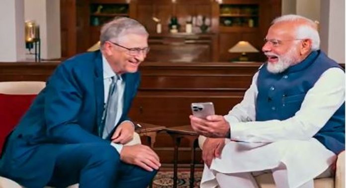 ഇന്ത്യയെ നവീകരണത്തിന്റെ ഉറവിടമാക്കി മാറ്റി ; നരേന്ദ്രമോദിയെ അഭിനന്ദിച്ച് ബിൽ ഗേറ്റ്സ് ഇന്ത്യയെ നവീകരണത്തിന്റെ ഉറവിടമാക്കി മാറ്റി ; നരേന്ദ്രമോദിയെ അഭിനന്ദിച്ച് ബിൽ ഗേറ്റ്സ്