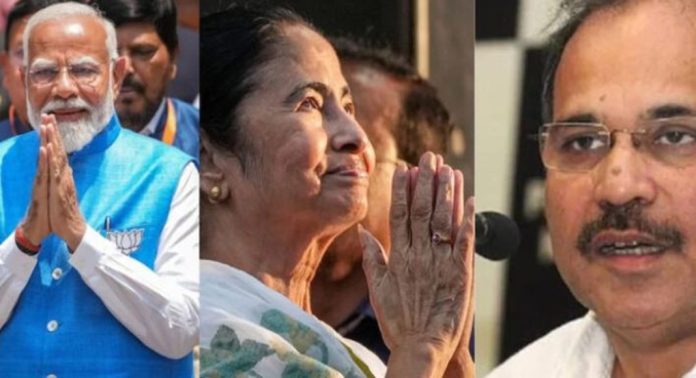 ബംഗാളിൽ എൻഡിഎയും തൃണമൂലും ഒപ്പത്തിനൊപ്പം ബംഗാളിൽ എൻഡിഎയും തൃണമൂലും ഒപ്പത്തിനൊപ്പം