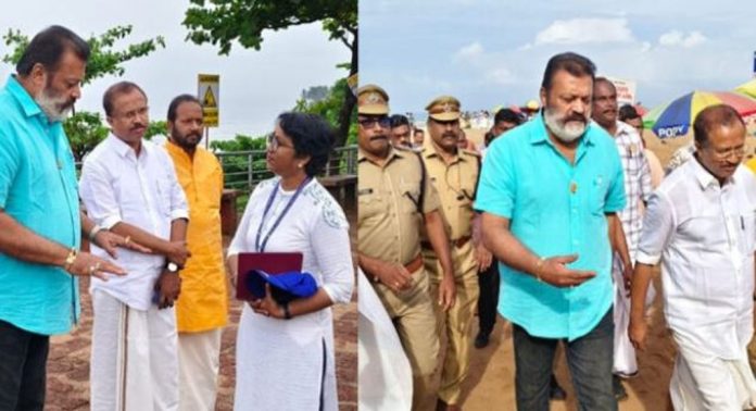 വർക്കല ക്ലിഫ് സന്ദർശിച്ച് കേന്ദ്രമന്ത്രി സുരേഷ് ഗോപി വർക്കല ക്ലിഫ് സന്ദർശിച്ച് കേന്ദ്രമന്ത്രി സുരേഷ് ഗോപി