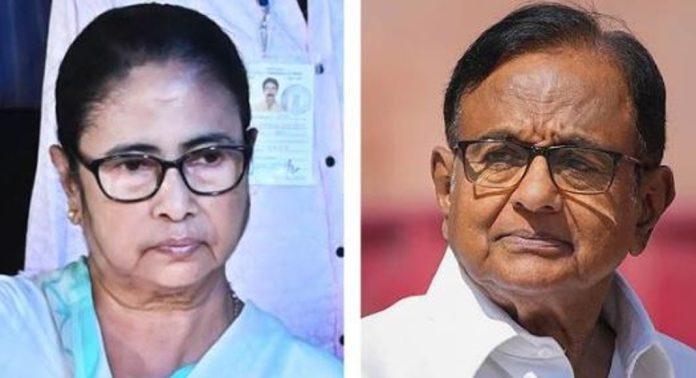 മമത ബാനർജിയും ചിദംബരവും കൂടിക്കാഴ്ച നടത്തി മമത ബാനർജിയും ചിദംബരവും കൂടിക്കാഴ്ച നടത്തി