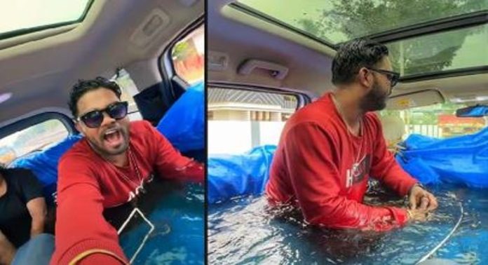 ഹെലോ ഗയ്സ് മുട്ടൻ പണി കിട്ടി…; കാറിൽ കുളിച്ച് യാത്ര ചെയ്ത യൂട്യൂബര് സഞ്ജുവിനെതിരെ മണ്ണഞ്ചേരി പോലീസും കേസെടുത്തു ഹെലോ ഗയ്സ് മുട്ടൻ പണി കിട്ടി…; കാറിൽ കുളിച്ച് യാത്ര ചെയ്ത യൂട്യൂബര് സഞ്ജുവിനെതിരെ മണ്ണഞ്ചേരി പോലീസും കേസെടുത്തു