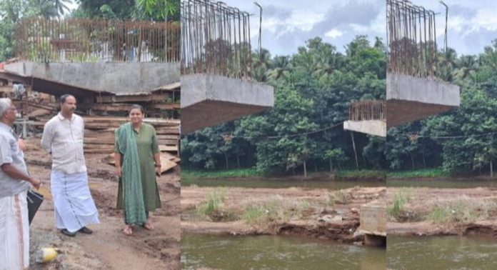 ഐരവണ് പാലം നിര്മാണ പ്രവർത്തനങ്ങൾ എംഎൽഎ പരിശോധിച്ചു ഐരവണ് പാലം നിര്മാണ പ്രവർത്തനങ്ങൾ എംഎൽഎ പരിശോധിച്ചു