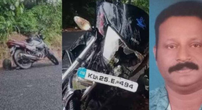 കൊല്ലം അഞ്ചൽ വയലാ ആലുമുക്കിൽ ബസും ബൈക്കും കൂട്ടിയിടിച്ച് ബൈക്ക് യാത്രികൻ മരിച്ചു കൊല്ലം അഞ്ചൽ വയലാ ആലുമുക്കിൽ ബസും ബൈക്കും കൂട്ടിയിടിച്ച് ബൈക്ക് യാത്രികൻ മരിച്ചു