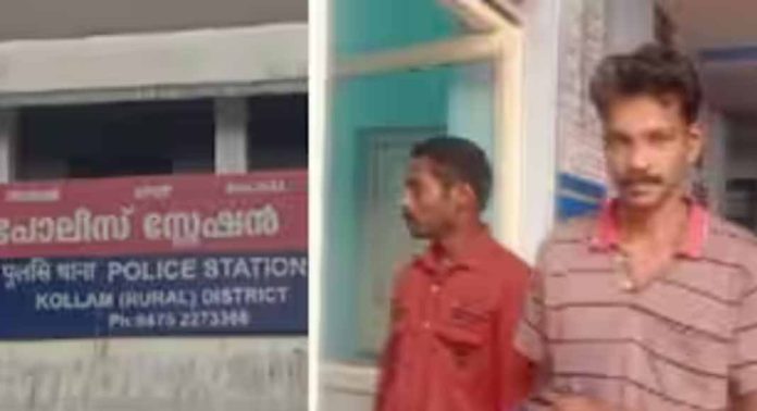 കൊല്ലം അഞ്ചലില് വീട്ടുമുറ്റത്ത് പാര്ക്ക് ചെയ്തിരുന്ന ബൈക്ക് മോഷ്ടിച്ച കേസില് രണ്ടുപേര് അറസ്റ്റില് കൊല്ലം അഞ്ചലില് വീട്ടുമുറ്റത്ത് പാര്ക്ക് ചെയ്തിരുന്ന ബൈക്ക് മോഷ്ടിച്ച കേസില് രണ്ടുപേര് അറസ്റ്റില്