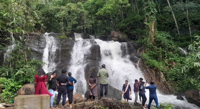 കോന്നിയിലെ വെള്ളച്ചാട്ടങ്ങൾക്ക് മഴയിൽ പുതുജീവൻ കോന്നിയിലെ വെള്ളച്ചാട്ടങ്ങൾക്ക് മഴയിൽ പുതുജീവൻ