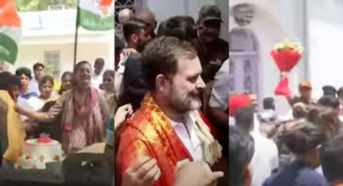 രാഹുൽ ഗാന്ധിയുടെ പിറന്നാള് വൻ ആഘോഷമാക്കി കോണ്ഗ്രസ് പ്രവർത്തകരും നേതാക്കളും രാഹുൽ ഗാന്ധിയുടെ പിറന്നാള് വൻ ആഘോഷമാക്കി കോണ്ഗ്രസ് പ്രവർത്തകരും നേതാക്കളും