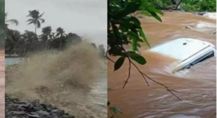 തിരുവല്ലയിൽ 24 കുടുംബങ്ങൾ ദുരിതാശ്വാസ ക്യാമ്പിൽ ; കാസർകോട്ട് കാർ ഒഴുക്കിൽപ്പെട്ടു ; നാശം വിതച്ച് മഴ തിരുവല്ലയിൽ 24 കുടുംബങ്ങൾ ദുരിതാശ്വാസ ക്യാമ്പിൽ ; കാസർകോട്ട് കാർ ഒഴുക്കിൽപ്പെട്ടു ; നാശം വിതച്ച് മഴ