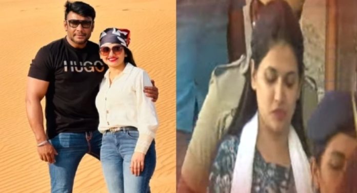 പോലീസ് കസ്റ്റഡിയിൽ മേക്കപ്പിട്ട് രേണുകാസ്വാമി വധക്കേസ് പ്രതി നടി പവിത്ര ഗൗഡ ; വനിതാ എസ്ഐയ്ക്ക് നോട്ടീസ് പോലീസ് കസ്റ്റഡിയിൽ മേക്കപ്പിട്ട് രേണുകാസ്വാമി വധക്കേസ് പ്രതി നടി പവിത്ര ഗൗഡ ; വനിതാ എസ്ഐയ്ക്ക് നോട്ടീസ്