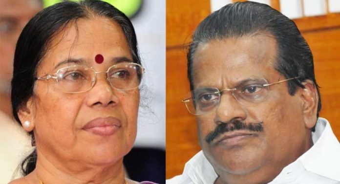 എ.കെ.ജി സെന്റര് ആക്രമണം : ഇ.പി ജയരാജനും പി.കെ ശ്രീമതിക്കുമെതിരെയുള്ള ഹര്ജിയില് വിധി ഇന്ന് എ.കെ.ജി സെന്റര് ആക്രമണം : ഇ.പി ജയരാജനും പി.കെ ശ്രീമതിക്കുമെതിരെയുള്ള ഹര്ജിയില് വിധി ഇന്ന്