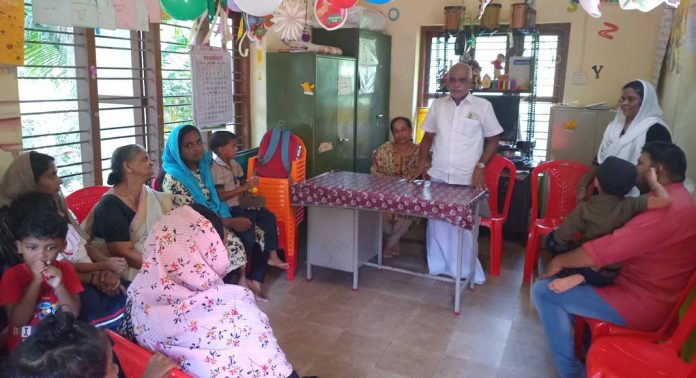 അങ്കണവാടി പ്രവേശനോത്സവം നടത്തി അങ്കണവാടി പ്രവേശനോത്സവം നടത്തി