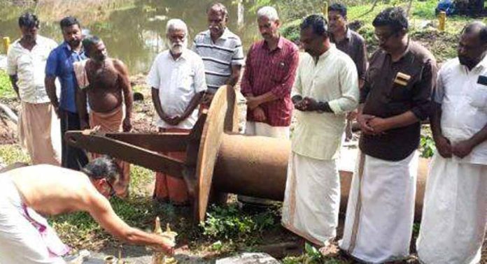 വയറപ്പുഴ പാലത്തിന്റെ പൈലിംഗ് ജോലികൾ ആരംഭിച്ചു വയറപ്പുഴ പാലത്തിന്റെ പൈലിംഗ് ജോലികൾ ആരംഭിച്ചു