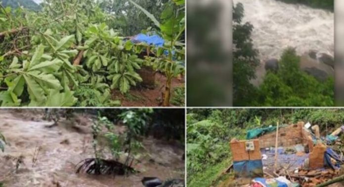 വടക്കൻ കേരളത്തിൽ മഴ കനക്കുന്നു ; ചുഴലിക്കാറ്റിൽ 7 വീടുകൾ തകർന്നു ; തോണി മറിഞ്ഞും അപകടം വടക്കൻ കേരളത്തിൽ മഴ കനക്കുന്നു ; ചുഴലിക്കാറ്റിൽ 7 വീടുകൾ തകർന്നു ; തോണി മറിഞ്ഞും അപകടം