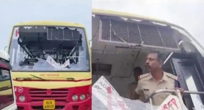 ആലപ്പുഴയിൽ കെഎസ്ആര്ടിസി ബസിൻ്റെ ചില്ല് എറിഞ്ഞ് ഉടച്ചതല്ലെന്ന് പോലീസ് ആലപ്പുഴയിൽ കെഎസ്ആര്ടിസി ബസിൻ്റെ ചില്ല് എറിഞ്ഞ് ഉടച്ചതല്ലെന്ന് പോലീസ്