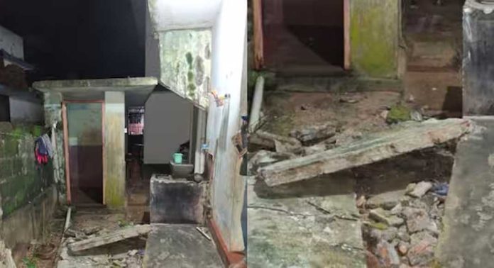 ശക്തമായ മഴയില് വീടിന്റെ സണ്ഷേഡ് ദേഹത്തേക്ക് വീണ് വീട്ടമ്മക്ക് സാരമായി പരിക്കേറ്റു ശക്തമായ മഴയില് വീടിന്റെ സണ്ഷേഡ് ദേഹത്തേക്ക് വീണ് വീട്ടമ്മക്ക് സാരമായി പരിക്കേറ്റു