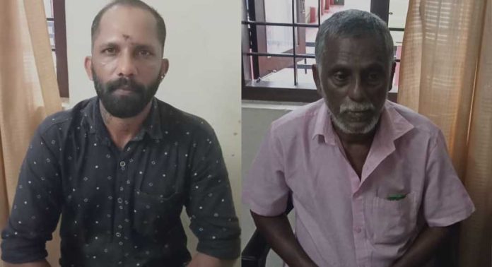 ചാരായ വിൽപന ; സീതത്തോട്ടിൽ രണ്ട് പേർ പിടിയിൽ ചാരായ വിൽപന ; സീതത്തോട്ടിൽ രണ്ട് പേർ പിടിയിൽ