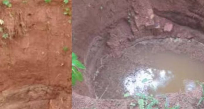 കോഴിക്കോട് ശക്തമായ മഴയിൽ കിണർ ഇടിഞ്ഞുതാഴ്ന്നു ; വീട്ടുകാർ ഭീതിയിൽ കോഴിക്കോട് ശക്തമായ മഴയിൽ കിണർ ഇടിഞ്ഞുതാഴ്ന്നു ; വീട്ടുകാർ ഭീതിയിൽ