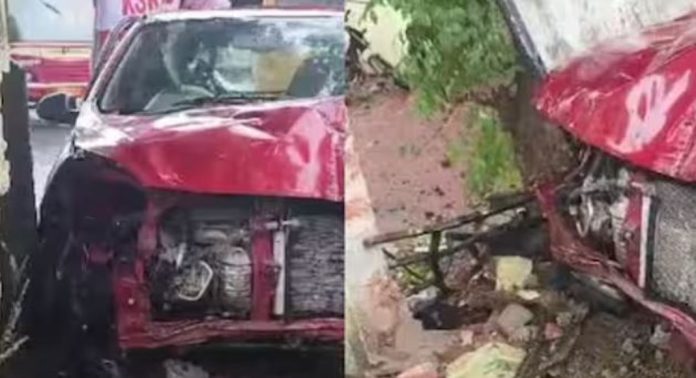 നിയന്ത്രണംവിട്ട കാർ പഞ്ചായത്ത് ഓഫീസിൽ ഇടിച്ചു കയറി അപകടം നിയന്ത്രണംവിട്ട കാർ പഞ്ചായത്ത് ഓഫീസിൽ ഇടിച്ചു കയറി അപകടം