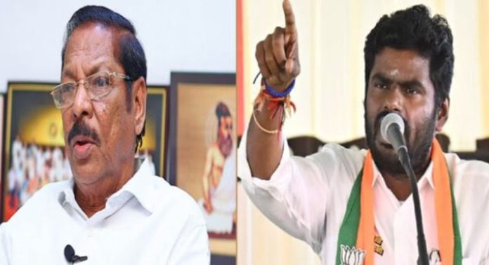 ആർ എസ് ഭാരതിക്കെതിരെ മാനനഷ്ടക്കേസ് നൽകി കെ അണ്ണാമലൈ ആർ എസ് ഭാരതിക്കെതിരെ മാനനഷ്ടക്കേസ് നൽകി കെ അണ്ണാമലൈ