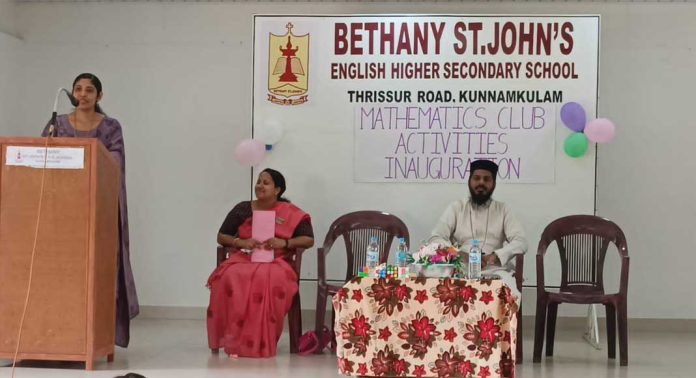 ബഥനി ജോൺസ് ഇംഗ്ലീഷ് ഹയർ സെക്കൻഡറി സ്കൂളിൽ ഗണിത ക്ലബ്ബിന്റെ പ്രവർത്തന ഉദ്ഘാടനം നടത്തി ബഥനി ജോൺസ് ഇംഗ്ലീഷ് ഹയർ സെക്കൻഡറി സ്കൂളിൽ ഗണിത ക്ലബ്ബിന്റെ പ്രവർത്തന ഉദ്ഘാടനം നടത്തി