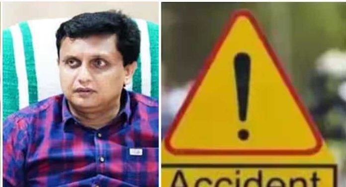 മന്ത്രി മുഹമ്മദ് റിയാസിൻ്റെ വാഹനമിടിച്ച് ബൈക്ക് യാത്രക്കാരന് പരിക്ക് മന്ത്രി മുഹമ്മദ് റിയാസിൻ്റെ വാഹനമിടിച്ച് ബൈക്ക് യാത്രക്കാരന് പരിക്ക്