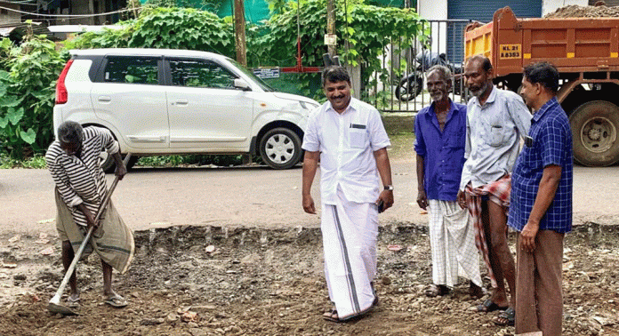 കണ്ണങ്കര കല്ലറക്കടവ് റോഡ് കോൺക്രീറ്റ് ചെയ്തു തുടങ്ങി കണ്ണങ്കര കല്ലറക്കടവ് റോഡ് കോൺക്രീറ്റ് ചെയ്തു തുടങ്ങി