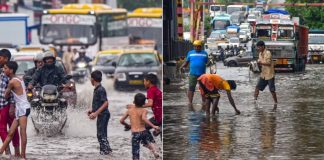 മുംബൈയിൽ കനത്ത മഴ ; റോഡുകളിൽ വൻ ഗതാഗതക്കുരുക്ക്