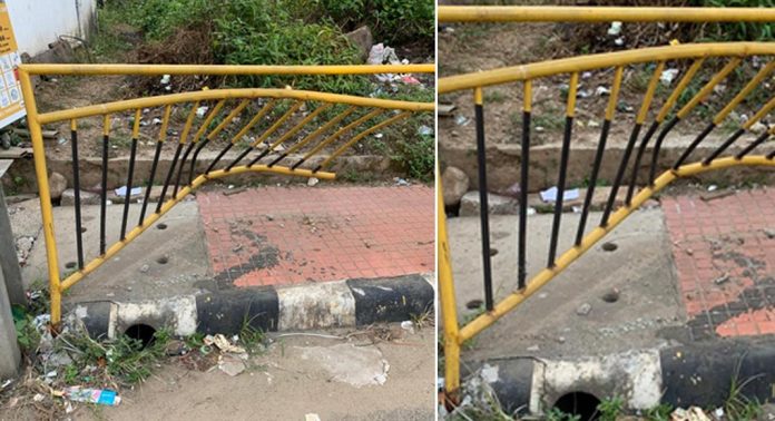 അപകട പരമ്പരയുമായി റാന്നി – നടപ്പാതകള് തകര്ന്ന് തരിപ്പണമായി – സാറന്മാര് ഉറക്കത്തിലാണ് അപകട പരമ്പരയുമായി റാന്നി – നടപ്പാതകള് തകര്ന്ന് തരിപ്പണമായി – സാറന്മാര് ഉറക്കത്തിലാണ്