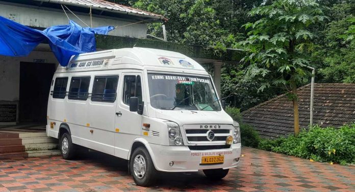 വനം വകുപ്പിന്റെ അടവി – ഗവി ടൂർ പാക്കേജ് അട്ടിമറിച്ചു ; ട്രാവലർ കട്ടപ്പുറത്താക്കി വനം വകുപ്പിന്റെ അടവി – ഗവി ടൂർ പാക്കേജ് അട്ടിമറിച്ചു ; ട്രാവലർ കട്ടപ്പുറത്താക്കി