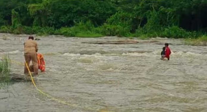 പാലക്കാട് ചിറ്റൂർ പുഴയിൽ കുടുങ്ങിയ രണ്ടു കുട്ടികളേയും ഫയർഫോഴ്സെത്തി രക്ഷിച്ചു പാലക്കാട് ചിറ്റൂർ പുഴയിൽ കുടുങ്ങിയ രണ്ടു കുട്ടികളേയും ഫയർഫോഴ്സെത്തി രക്ഷിച്ചു