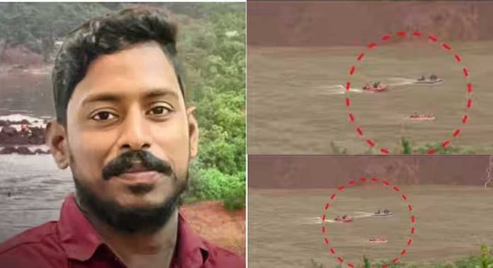 പരിശോധനയിൽ നിർണായക സിഗ്നൽ കിട്ടി, നദിയിലെ മൺകൂനയ്ക്ക് അരികിൽ, ട്രക്ക് തന്നെയെന്ന് നിഗമനം പരിശോധനയിൽ നിർണായക സിഗ്നൽ കിട്ടി, നദിയിലെ മൺകൂനയ്ക്ക് അരികിൽ, ട്രക്ക് തന്നെയെന്ന് നിഗമനം