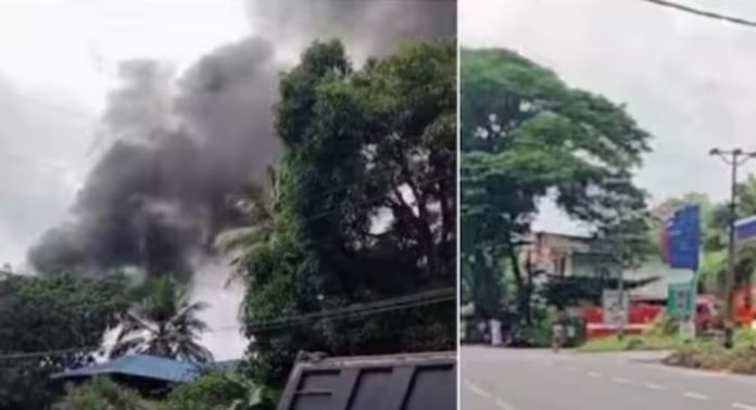 തൃശ്ശൂരിൽ പെട്രോൾ പമ്പിൽ തീപിടുത്തം ; ഇന്ധനം നിറയ്ക്കുന്നതിനിടെ തീ പടർന്നു തൃശ്ശൂരിൽ പെട്രോൾ പമ്പിൽ തീപിടുത്തം ; ഇന്ധനം നിറയ്ക്കുന്നതിനിടെ തീ പടർന്നു