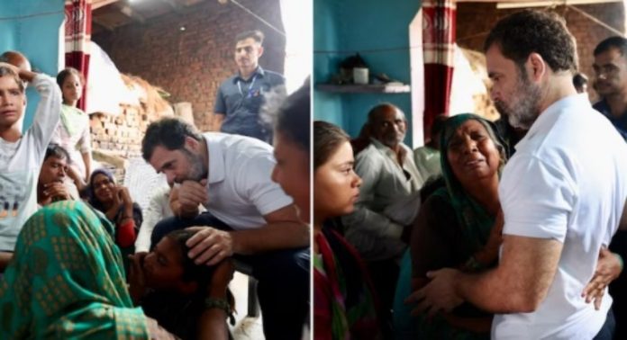 ഹാഥ്റസിൽ ആശ്വാസ വാക്കുകളുമായി രാഹുൽ ഗാന്ധി ; മതിയായ നഷ്ടപരിഹാരം നൽകണമെന്നാവശ്യം ഹാഥ്റസിൽ ആശ്വാസ വാക്കുകളുമായി രാഹുൽ ഗാന്ധി ; മതിയായ നഷ്ടപരിഹാരം നൽകണമെന്നാവശ്യം