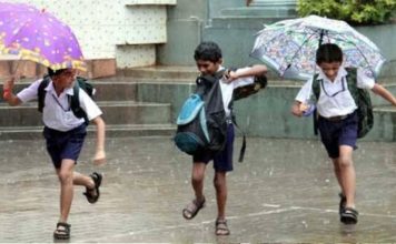 കനത്ത മഴ : 4 ജില്ലകളിലെ വിദ്യാഭ്യാസ സ്ഥാപനങ്ങൾക്ക് ഇന്ന് അവധി
