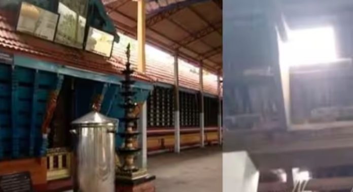 തിരുവില്വാമല ക്ഷേത്രത്തിൽ ഓടിളക്കി മോഷണം ; ഒരു ലക്ഷത്തിലധികം രൂപ കവര്ന്നു തിരുവില്വാമല ക്ഷേത്രത്തിൽ ഓടിളക്കി മോഷണം ; ഒരു ലക്ഷത്തിലധികം രൂപ കവര്ന്നു