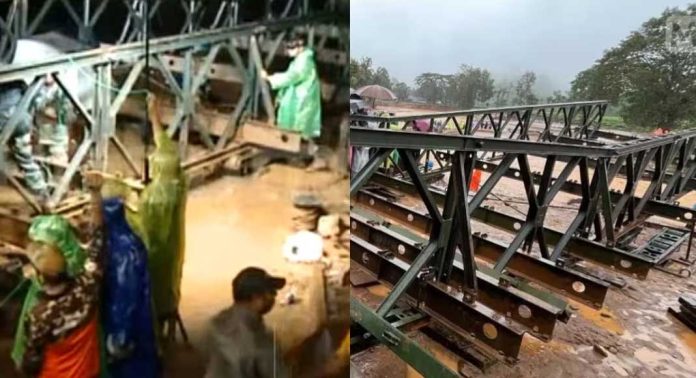 ദുരന്തമുഖത്ത് രാത്രിയിലും ബെയ്ലി പാലത്തിൻ്റെ നിര്മ്മാണം തുടര്ന്ന് സൈന്യം ; നാളെ മുണ്ടക്കൈയെ ബന്ധിപ്പിക്കും ദുരന്തമുഖത്ത് രാത്രിയിലും ബെയ്ലി പാലത്തിൻ്റെ നിര്മ്മാണം തുടര്ന്ന് സൈന്യം ; നാളെ മുണ്ടക്കൈയെ ബന്ധിപ്പിക്കും