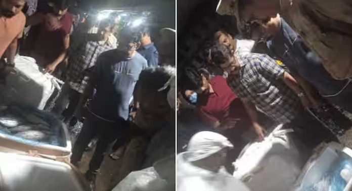 കോഴിക്കോട് റെയിൽവേ സ്റ്റേഷനിൽ നിന്ന് പഴകിയ മത്സ്യശേഖരം പിടികൂടി കോഴിക്കോട് റെയിൽവേ സ്റ്റേഷനിൽ നിന്ന് പഴകിയ മത്സ്യശേഖരം പിടികൂടി
