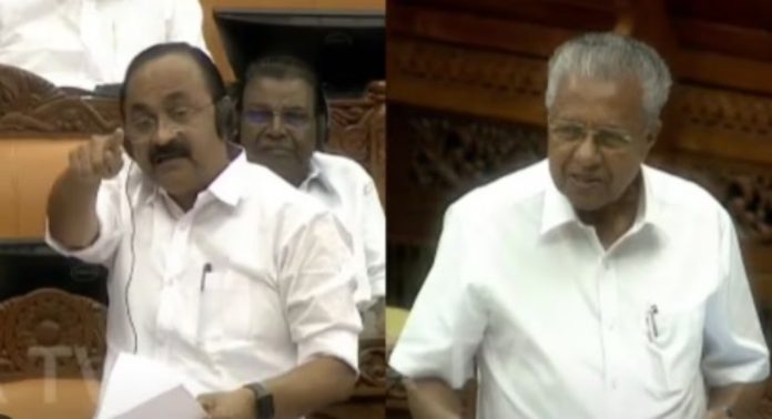 മുഖ്യമന്ത്രീ, നിങ്ങൾ മഹാരാജാവല്ല, കേരളാ മുഖ്യമന്ത്രിയെന്ന് സതീശൻ ; സഭയിൽ വാക്ക്പോര് മുഖ്യമന്ത്രീ, നിങ്ങൾ മഹാരാജാവല്ല, കേരളാ മുഖ്യമന്ത്രിയെന്ന് സതീശൻ ; സഭയിൽ വാക്ക്പോര്