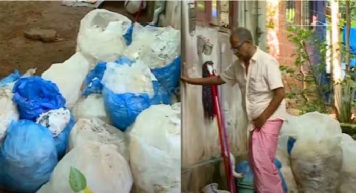 ഡയാലിസിസ് മാലിന്യം കൊണ്ട് പൊറുതിമുട്ടി ഒരു കുടുംബം ; മൂന്ന് വർഷമായി മാലിന്യം വീട്ടിൽ സൂക്ഷിക്കുന്നു ഡയാലിസിസ് മാലിന്യം കൊണ്ട് പൊറുതിമുട്ടി ഒരു കുടുംബം ; മൂന്ന് വർഷമായി മാലിന്യം വീട്ടിൽ സൂക്ഷിക്കുന്നു