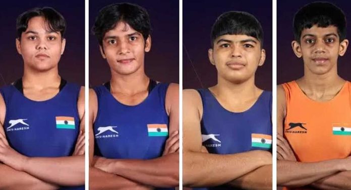 ലോക ഗുസ്തി ചാമ്പ്യന്ഷിപ്പില് ഇന്ത്യക്ക് നാല് സ്വർണം ലോക ഗുസ്തി ചാമ്പ്യന്ഷിപ്പില് ഇന്ത്യക്ക് നാല് സ്വർണം