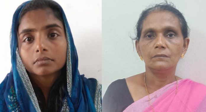 വീടിന്റെ ദോഷം മാറിയില്ല പകരം സ്വർണം പോയി : വീട്ടമ്മയെ കബളിപ്പിച്ച് 12 പവൻ തട്ടിയെടുത്ത കേസിൽ രണ്ട് യുവതികൾ അറസ്റ്റിൽ വീടിന്റെ ദോഷം മാറിയില്ല പകരം സ്വർണം പോയി : വീട്ടമ്മയെ കബളിപ്പിച്ച് 12 പവൻ തട്ടിയെടുത്ത കേസിൽ രണ്ട് യുവതികൾ അറസ്റ്റിൽ