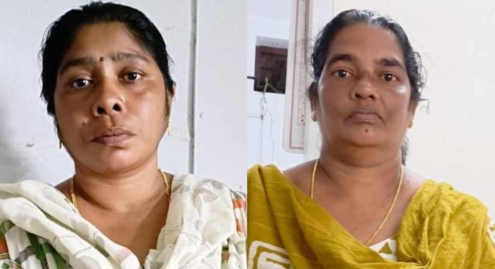 വീട്ടമ്മയെ കബളിപ്പിച്ച് 12 പവൻ തട്ടിയെടുത്ത കേസിൽ രണ്ട് പേർ കൂടി അറസ്റ്റിൽ വീട്ടമ്മയെ കബളിപ്പിച്ച് 12 പവൻ തട്ടിയെടുത്ത കേസിൽ രണ്ട് പേർ കൂടി അറസ്റ്റിൽ