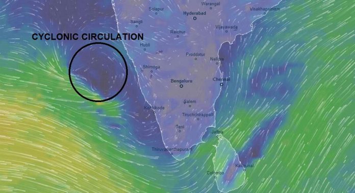 തെക്ക് കിഴക്കൻ അറബിക്കടലിനും ലക്ഷദ്വീപിനും മുകളിലായി ചക്രവാതച്ചുഴി രൂപപ്പെട്ടു ; നാളെ എല്ലാ ജില്ലകളിലും മഴ മുന്നറിയിപ്പ് ; ആറ് ജില്ലകളില് ഓറഞ്ച് അലര്ട്ട് തെക്ക് കിഴക്കൻ അറബിക്കടലിനും ലക്ഷദ്വീപിനും മുകളിലായി ചക്രവാതച്ചുഴി രൂപപ്പെട്ടു ; നാളെ എല്ലാ ജില്ലകളിലും മഴ മുന്നറിയിപ്പ് ; ആറ് ജില്ലകളില് ഓറഞ്ച് അലര്ട്ട്
