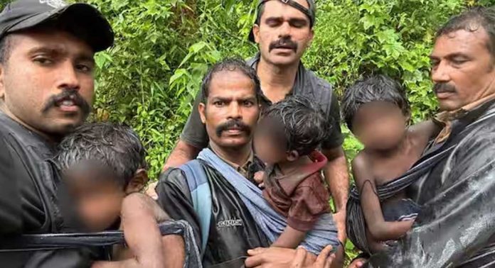 സൂചിപ്പാറയില് കുടുങ്ങിയവരെ 8 മണിക്കൂർ ദൗത്യത്തിനൊടുവിൽ രക്ഷിച്ച് വനംവകുപ്പ് സൂചിപ്പാറയില് കുടുങ്ങിയവരെ 8 മണിക്കൂർ ദൗത്യത്തിനൊടുവിൽ രക്ഷിച്ച് വനംവകുപ്പ്