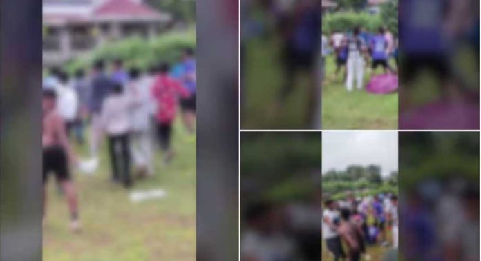 ഫുട്ബോൾ മത്സരത്തെ ചൊല്ലി വിദ്യാർത്ഥികൾ തമ്മിലടിച്ചു ഫുട്ബോൾ മത്സരത്തെ ചൊല്ലി വിദ്യാർത്ഥികൾ തമ്മിലടിച്ചു