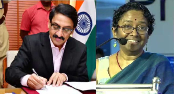 ഭർത്താവിന് പിന്നാലെ ഭാര്യ ചീഫ് സെക്രട്ടറി ; ഡോ. വേണു സ്ഥാനമൊഴിയുമ്പോൾ ശാരദാ മുരളീധരൻ സ്ഥാനമേൽക്കും ഭർത്താവിന് പിന്നാലെ ഭാര്യ ചീഫ് സെക്രട്ടറി ; ഡോ. വേണു സ്ഥാനമൊഴിയുമ്പോൾ ശാരദാ മുരളീധരൻ സ്ഥാനമേൽക്കും