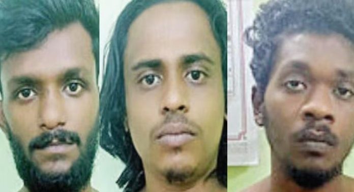 പെൺകുട്ടിയെ തട്ടിക്കൊണ്ടുപോയി പീഡിപ്പിച്ചു ; കൊലക്കേസ് പ്രതിയടക്കം മൂന്ന് പേർ പിടിയിൽ പെൺകുട്ടിയെ തട്ടിക്കൊണ്ടുപോയി പീഡിപ്പിച്ചു ; കൊലക്കേസ് പ്രതിയടക്കം മൂന്ന് പേർ പിടിയിൽ