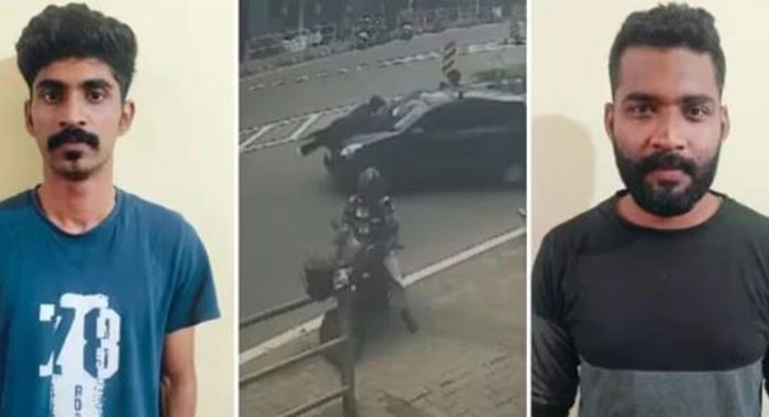 ബൈക്ക് യാത്രികനെ ഇടിച്ചു തെറിപ്പിച്ച് നിര്ത്താതെ കാര് ഓടിച്ചു പോയി ; യുവാക്കള് അറസ്റ്റിൽ ബൈക്ക് യാത്രികനെ ഇടിച്ചു തെറിപ്പിച്ച് നിര്ത്താതെ കാര് ഓടിച്ചു പോയി ; യുവാക്കള് അറസ്റ്റിൽ