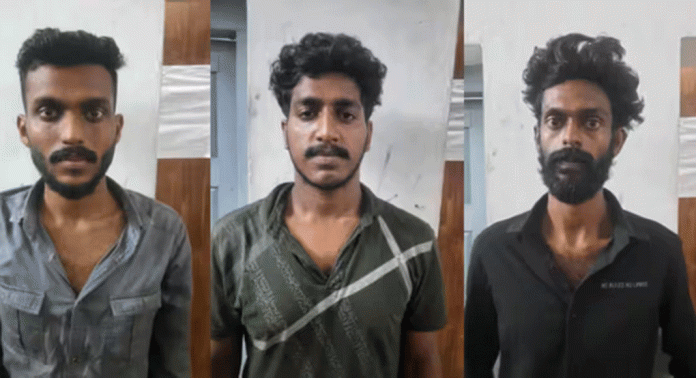 ബസ് ജീവനക്കാരെ യാത്രക്കാർക്ക് മുൻപിൽ വെച്ച് ആക്രമിച്ച അക്രമിസംഘം ഒടുവിൽ പിടിയിലായി ബസ് ജീവനക്കാരെ യാത്രക്കാർക്ക് മുൻപിൽ വെച്ച് ആക്രമിച്ച അക്രമിസംഘം ഒടുവിൽ പിടിയിലായി